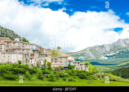 Trigance, Departement Var, Provence, Frankreich Stockfoto