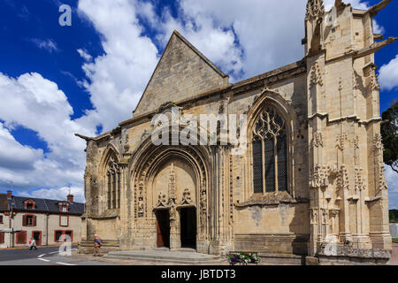 Frankreich, Calvados (14), Dives-Sur-Mer, l'Église Notre-Dame / / Frankreich, Calvados, Dives Sur Mer, Kirche Notre-Dame Stockfoto