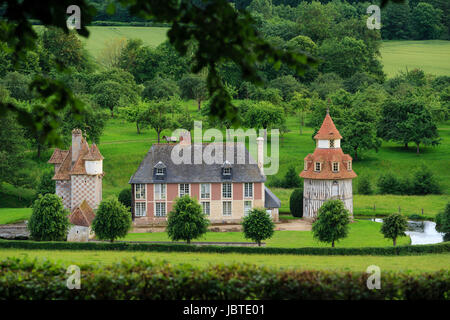 Frankreich, Calvados (14), Cambremer, Manoir du Bais / / Frankreich, Calvados, Cambremer, Bais Manor Stockfoto