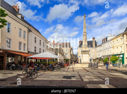 Frankreich, Eure-et-Loir (28), Chartres, place Marceau / / Frankreich, Eure et Loir, Chartres, Marceau Square Stockfoto