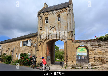 Frankreich, Calvados (14), Saint-Gabriel-Brécy, Prieuré Saint-Gabriel / / Frankreich, Calvados, Saint Gabriel Brecy, Priorat St. Gabriel Stockfoto