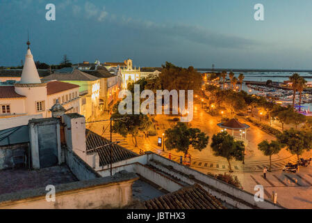 Europa, Portugal, Algarve, Faro, Jardim Manuel Bivar, Europa Stockfoto