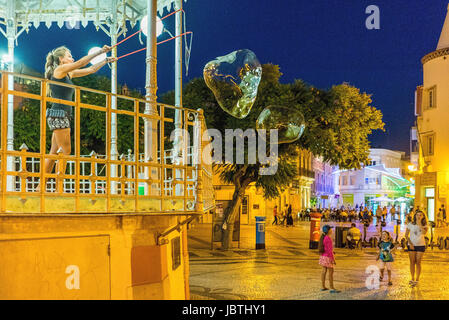 Europa, Portugal, Algarve, Faro, Jardim Manuel Bivar, Europa Stockfoto