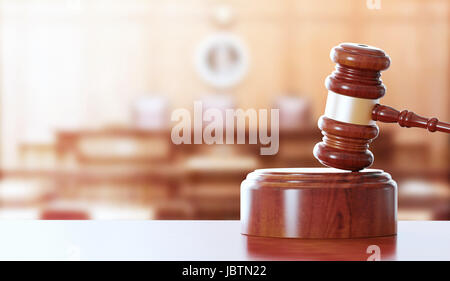 Für Gerechtigkeit Hammer, hammer Stockfoto