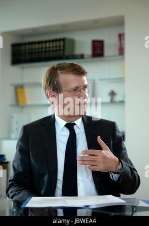 Berlin, Deutschland, Ronald Pofalla, Vorstandsvorsitzender der Deutsche Bahn Stockfoto