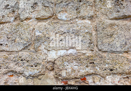 Steinmauer rustikale Textur. Stockfoto