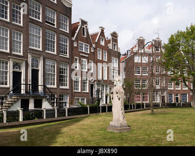 Begijnhof (Beginenhof), Amsterdam, Provinz Nord-Holland, Niederlande Stockfoto