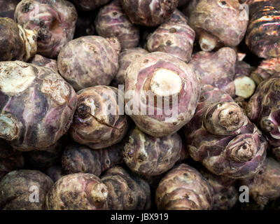 Jerusalem Arthichokes bereit, Kochen Stockfoto