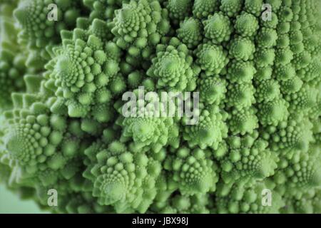 Ein Bild von einem Gemüse - romanesco Stockfoto