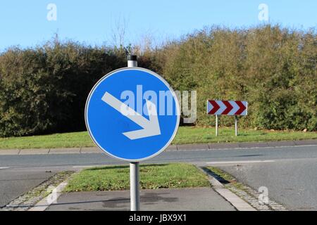 Ein Bild von ein Verkehrsschild Stockfoto