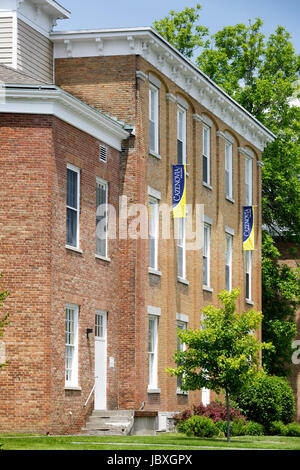 CAZENOVIA, New York/USA - 10. Juni 2017: Cazenovia College in Cazenovia, New York, Region der Finger Lakes. Stockfoto