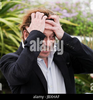 Mathieu Amalric bei BARBARA Photocall während des 70. Cannes Film Festival im Palais des Festivals. Cannes, Frankreich - Donnerstag, 18. Mai 2017. Stockfoto