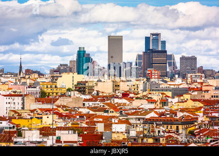 Madrid, Spanien Stadtbild Ansicht. Stockfoto