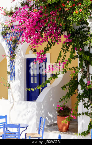 Traditionelles Haus, Santorin Stockfoto