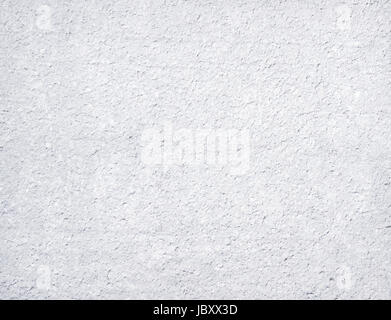 Leere Putz Hintergrund - weiße körnige Wand Textur Stockfoto