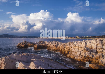 Cap d ' Antibes der Cote Azur, Cote Azur, Frankreich Stockfoto