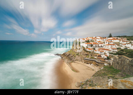 Schönes Dorf am Meer Stockfoto