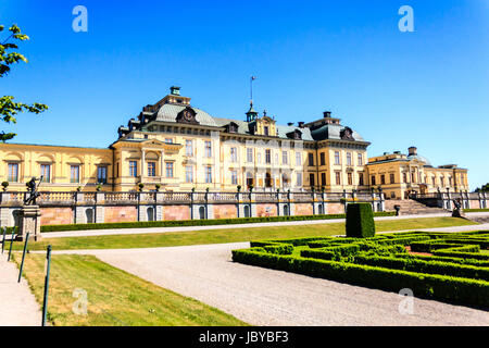 Drottningholms Slott (Königspalast) außerhalb von Stockholm, Schweden Stockfoto