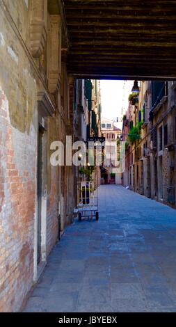 Seitenstraße, Venedig, Italien Stockfoto