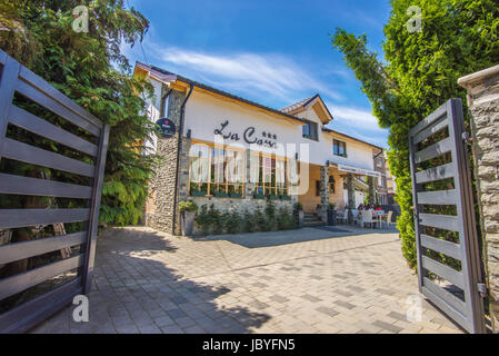 Schönes Haus von Viseu de Sus, Rumänien Stockfoto