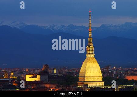 Turin Mole Antonelliana 01 Stockfoto