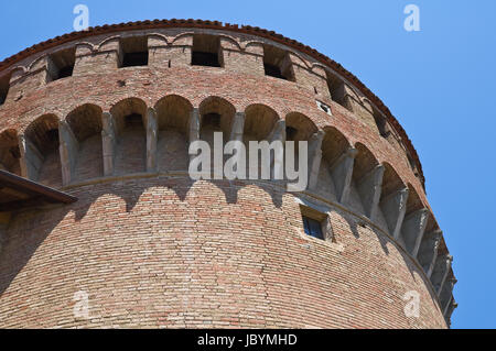 Das Castello Sforzesco. Dozza. Emilia-Romagna. Italien. Stockfoto