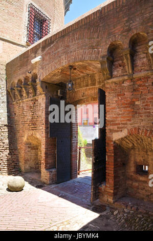 Das Castello Sforzesco. Dozza. Emilia-Romagna. Italien. Stockfoto