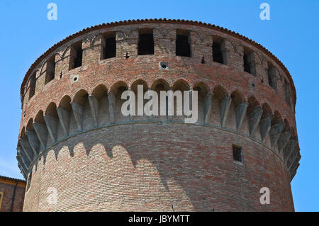 Das Castello Sforzesco. Dozza. Emilia-Romagna. Italien. Stockfoto