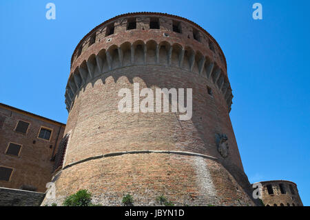 Das Castello Sforzesco. Dozza. Emilia-Romagna. Italien. Stockfoto