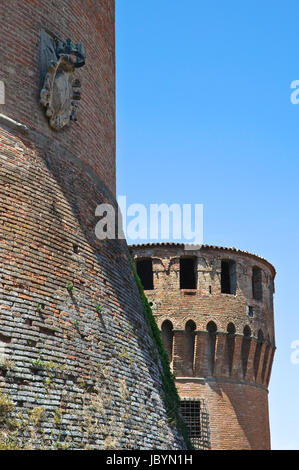 Das Castello Sforzesco. Dozza. Emilia-Romagna. Italien. Stockfoto