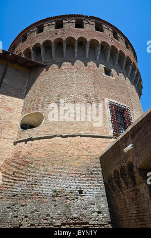 Das Castello Sforzesco. Dozza. Emilia-Romagna. Italien. Stockfoto