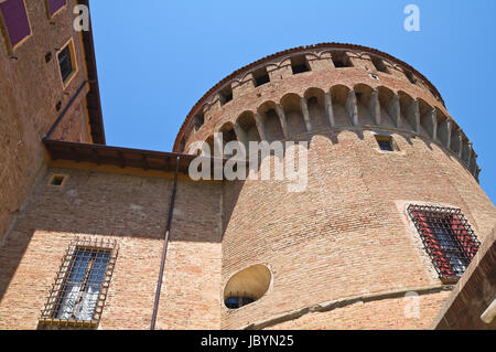 Das Castello Sforzesco. Dozza. Emilia-Romagna. Italien. Stockfoto