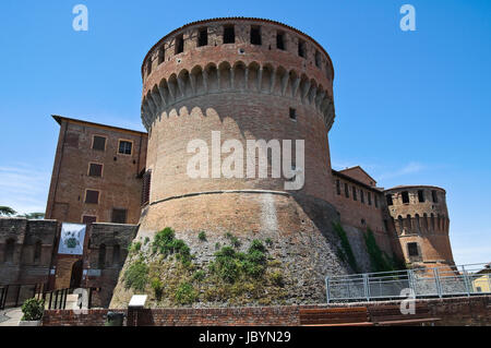 Das Castello Sforzesco. Dozza. Emilia-Romagna. Italien. Stockfoto