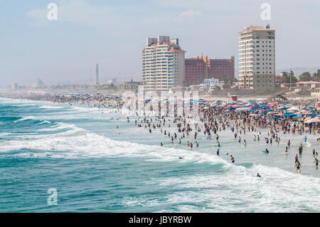 Stadt von Rosarito in Baja California nordwestlich von Mexiko, Lateinamerika Stockfoto