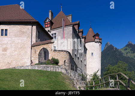 Château de Gruyères Schloss Greyerz Stockfoto