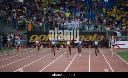 Frauen 400m, IAAF Diamond League Rom 2017 Stockfoto