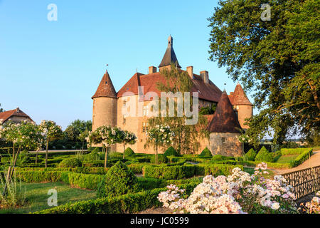 Frankreich, Allier (03), Saint-Pourçain-Sur-Besbre, Château de Beauvoir / / Frankreich, Allier, Saint-Pourçain Sur Besbre, Beauvoir Burg Stockfoto