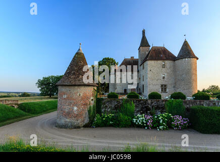 Frankreich, Allier (03), Saint-Pourçain-Sur-Besbre, Château de Beauvoir / / Frankreich, Allier, Saint-Pourçain Sur Besbre, Beauvoir Burg Stockfoto