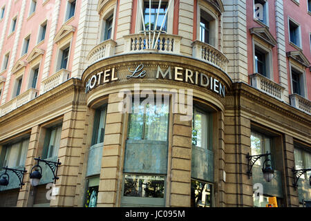 Hotel Le Meridien, Barcelona, Spanien Stockfoto