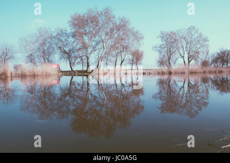 Sieht aus wie Film Foto Natur Szene Stockfoto