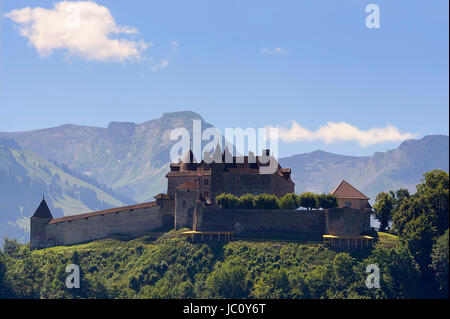 Château de Gruyères Schloss Greyerz Stockfoto