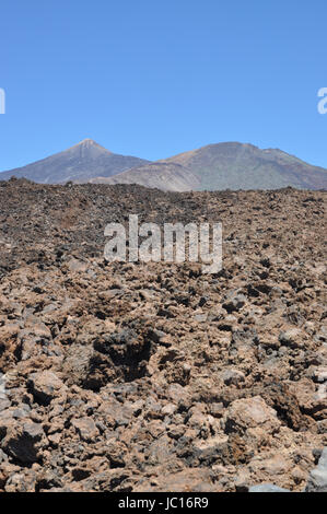 Pico del Teide, Teneriffa, Teide, Pico Viejo, Berg, Vulkan, Vulkanismus, Gebirge, Hochgebirges, Lava, Kanaren, Spanien, Kanarische Inseln, erkundet, Stockfoto