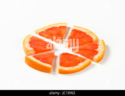 Rote Grapefruit Scheibe schneiden in Sexten Stockfoto