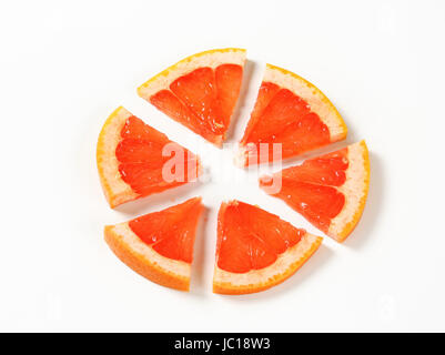 Rote Grapefruit Scheibe schneiden in Sexten Stockfoto