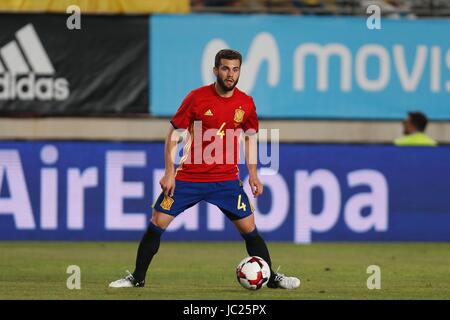 Murcia, Spanien. 7. Juni 2017. Nacho (ESP) Fußball: Internationale Freundschaftsspiele match zwischen Spanien 2-2 Kolumbien im Estadio Nuevo Condomina in Murcia, Spanien. Bildnachweis: Mutsu Kawamori/AFLO/Alamy Live-Nachrichten Stockfoto