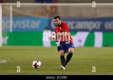 Murcia, Spanien. 7. Juni 2017. Nacho (ESP) Fußball: Internationale Freundschaftsspiele match zwischen Spanien 2-2 Kolumbien im Estadio Nuevo Condomina in Murcia, Spanien. Bildnachweis: Mutsu Kawamori/AFLO/Alamy Live-Nachrichten Stockfoto