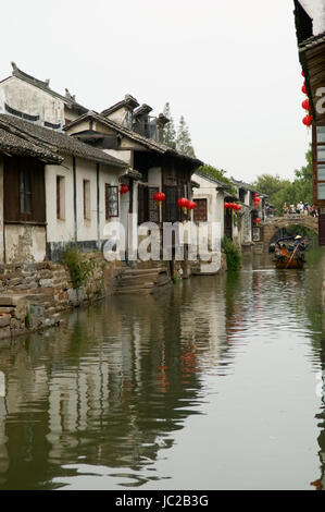 Die Wasserstadt in China, Zhou Zhuang Stockfoto