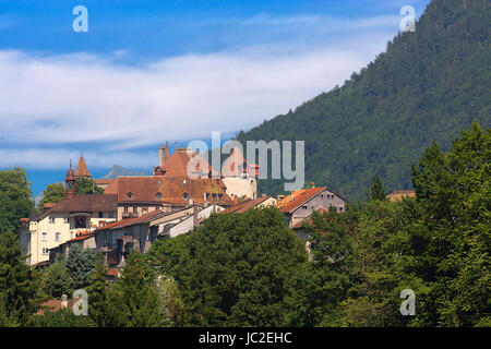 Château de Gruyères Schloss Greyerz Stockfoto