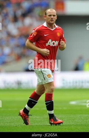 WAYNE ROONEY, MANCHESTER UNITED FC, Chelsea V MANCHESTER UNITED, FA Community Shield, 2010 Stockfoto