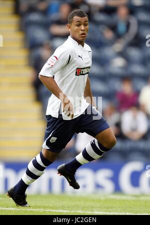 JOSH KING PRESTON NORTH END FC PRESTON NORTH Ende FC DEEPDALE PRESTON ENGLAND 7. August 2010 Stockfoto